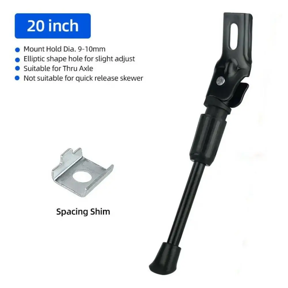 12/14/16/18/20 Inch Bicycle Side Support Anti Slip Adjustable Tilt Angle Bike Kickstand Parking Stand Black NO Punch Design
12/14/16/18/20 Inch Bicycle Side Support Anti Slip Adjustable Tilt Angle Bike Kickstand Parking Stand Black NO Punch Design