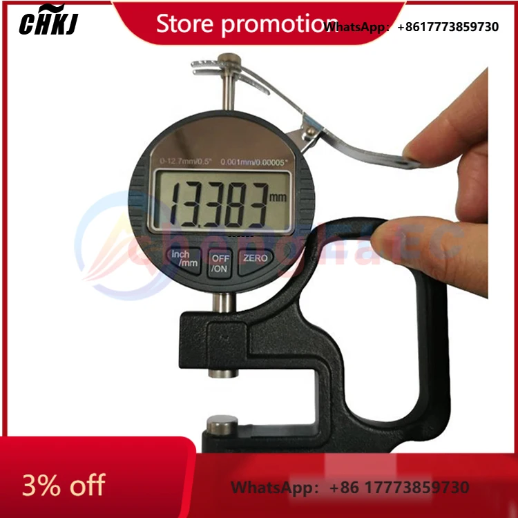 CHKJ-2025NEW0.001mm Digital Thickness Gauge for Lab Research Experimental Equipment
CHKJ-2025NEW0.001mm Digital Thickness Gauge for Lab Research Experimental Equipment