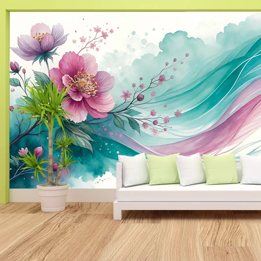 12+ Watercolor Flower Painting Flowing Background Photo Wallpapers, Self Adhesive Optional, Landscape Art Decor for Living Room
12+ Watercolor Flower Painting Flowing Background Photo Wallpapers, Self Adhesive Optional, Landscape Art Decor for Living Room