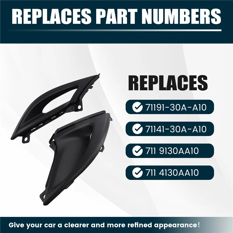 Front Bumper Fog Lamp Covers For Honda Accord 2023 71191-30A-A10 71141-30A-A10
Front Bumper Fog Lamp Covers For Honda Accord 2023 71191-30A-A10 71141-30A-A10