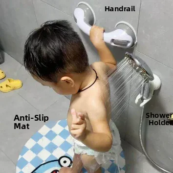Bathroom Anti-Slip Mat Baby Bathing Pad round Suction Cup Foot Rubbing Non-Slip Pad Children's Standing Shower Mat Bathroom
Bathroom Anti-Slip Mat Baby Bathing Pad round Suction Cup Foot Rubbing Non-Slip Pad Children's Standing Shower Mat Bathroom