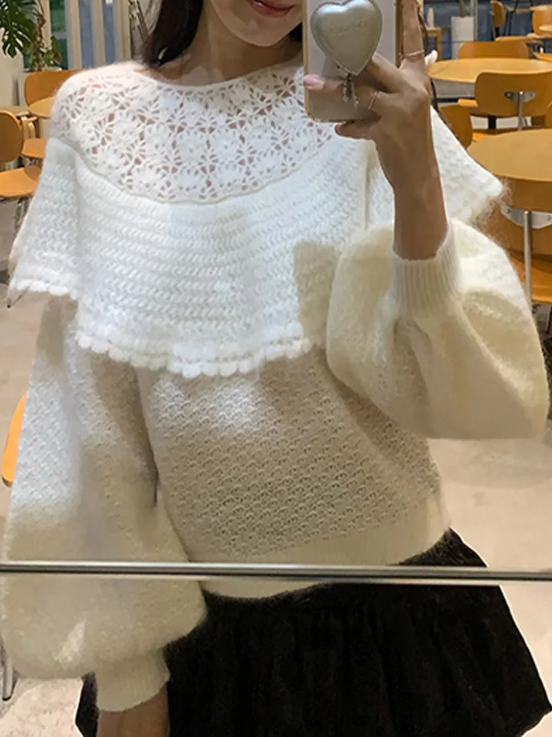 Мягкий шерстяной свитер, женский круглый свитер с крючками, вязаный весенне-осенний модный французский дышащий слэ...
Мягкий шерстяной свитер, женский круглый свитер с крючками, вязаный весенне-осенний модный французский дышащий слэ...