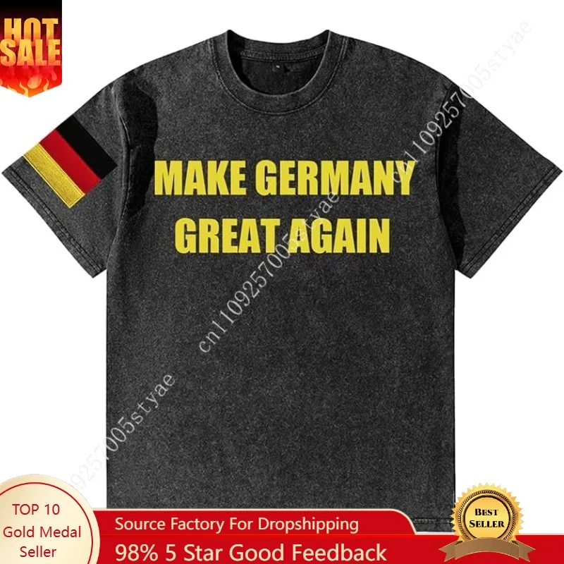 Make Germany Great Again Tshirt Mens Womens Vintage Cotton Tshirts Short Sleeve Tees Breathable T-Shirt Casual TOP Clothing
Make Germany Great Again Tshirt Mens Womens Vintage Cotton Tshirts Short Sleeve Tees Breathable T-Shirt Casual TOP Clothing