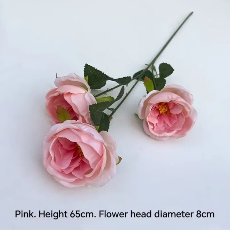 3 Heads Austin Simulated Bouquet WeddingFlowerWallDecoration Fake Flowers Outdoor Home Decoration Artificial Flowers SilkFlowers
3 Heads Austin Simulated Bouquet WeddingFlowerWallDecoration Fake Flowers Outdoor Home Decoration Artificial Flowers SilkFlowers
