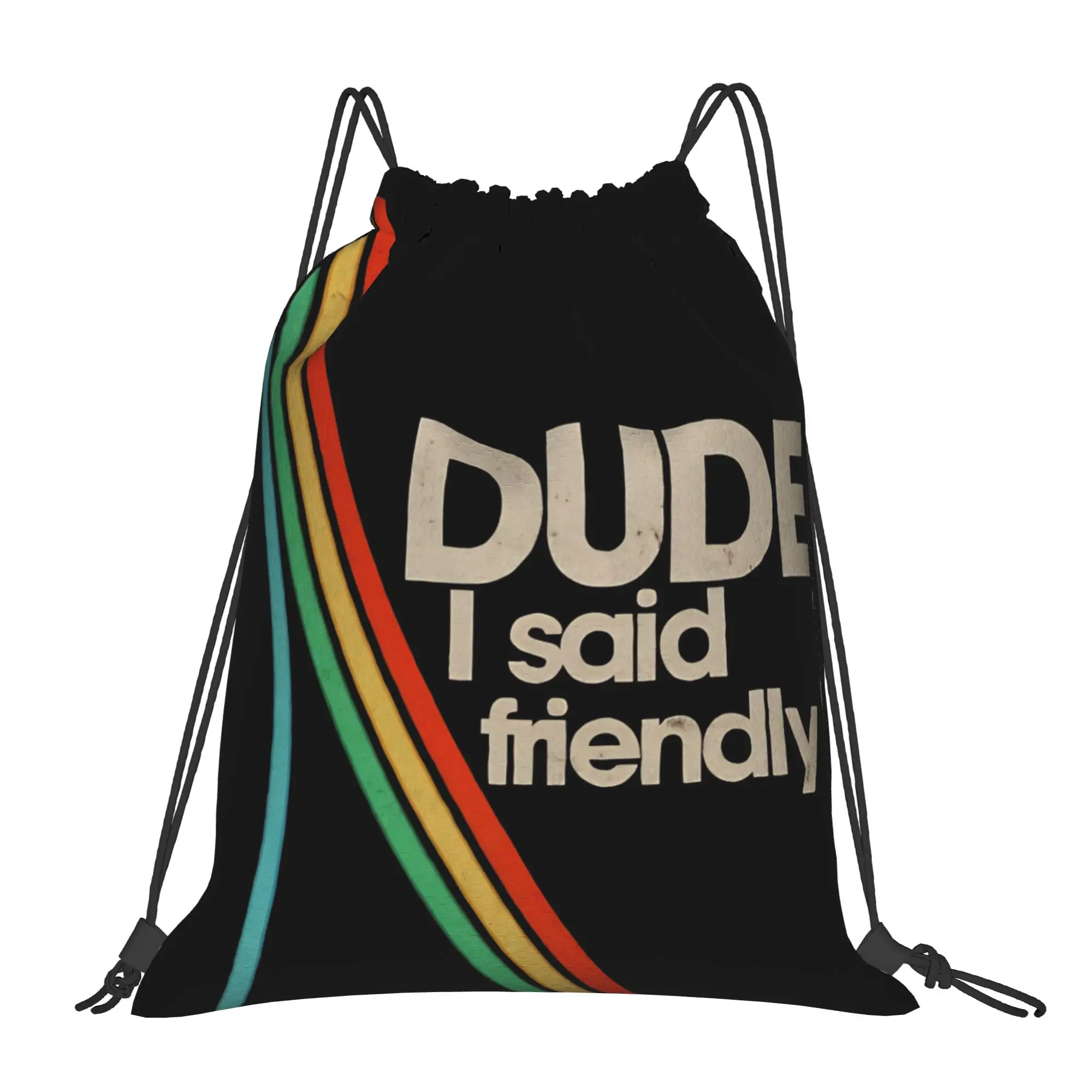 Arc Raiders Dude I Said Friendly Backpack Drawstring Soccer Bags Gym Bag Water Resistant String Sackpack for Cycling
Arc Raiders Dude I Said Friendly Backpack Drawstring Soccer Bags Gym Bag Water Resistant String Sackpack for Cycling
