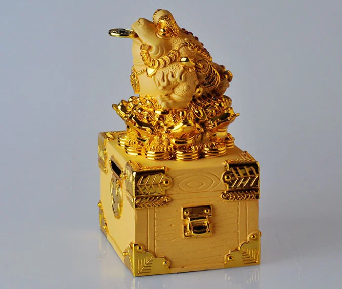 GOOD Asia HOME office shop company business Prosperity GOOD luck gold gold-plating Fortune JIN CHAN FENG SHUI talisman statue
GOOD Asia HOME office shop company business Prosperity GOOD luck gold gold-plating Fortune JIN CHAN FENG SHUI talisman statue
