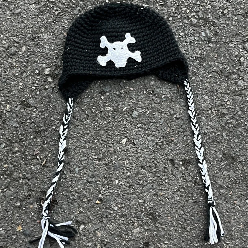 Pure Handmade crocheted Skull decoration For women men Fashion Cross-border sales New style Winter warm Funny hat
Pure Handmade crocheted Skull decoration For women men Fashion Cross-border sales New style Winter warm Funny hat