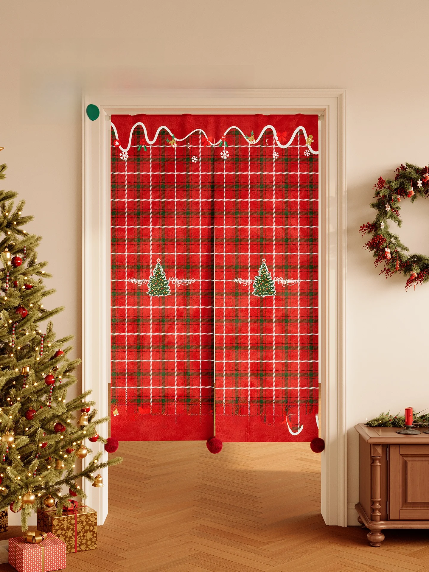 Cisas Decorative Door Curtain Festive Aosphere Hanging Curtain No Punching Partition New Home Use f Curtain
Cisas Decorative Door Curtain Festive Aosphere Hanging Curtain No Punching Partition New Home Use f Curtain