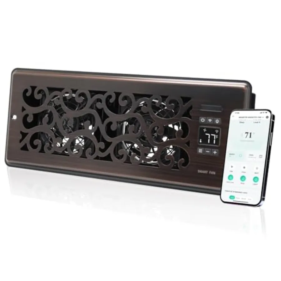 Register Booster Fan for " " Register Holes Quiet Vent Fan Booster with Intelligent Thermostat Improves Heatg Coolg App Control
Register Booster Fan for " " Register Holes Quiet Vent Fan Booster with Intelligent Thermostat Improves Heatg Coolg App Control