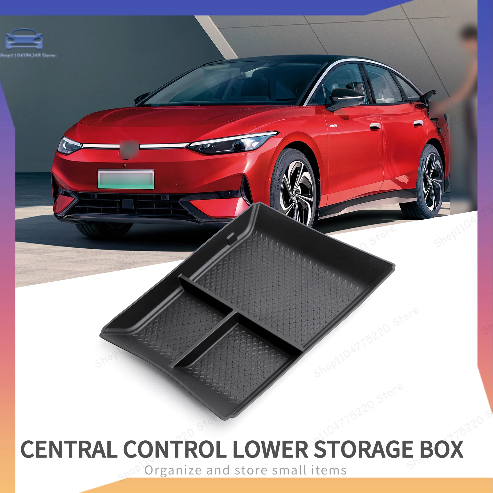 Center Console Storage Box Car Central Lower Layer Tray Organizer Accessories Tidying TPE for VW ID.7 ID7
Center Console Storage Box Car Central Lower Layer Tray Organizer Accessories Tidying TPE for VW ID.7 ID7