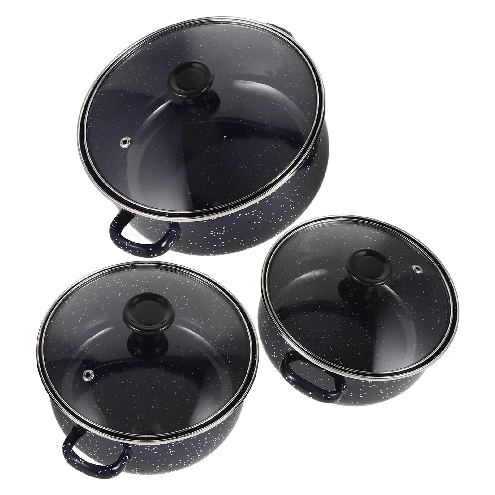 1 set Enamel Mini Soup Pot Set Non-Stick Cooking Pan With Handle For Milk Sauces Desserts Kitchenware Stockpot Flat
1 set Enamel Mini Soup Pot Set Non-Stick Cooking Pan With Handle For Milk Sauces Desserts Kitchenware Stockpot Flat