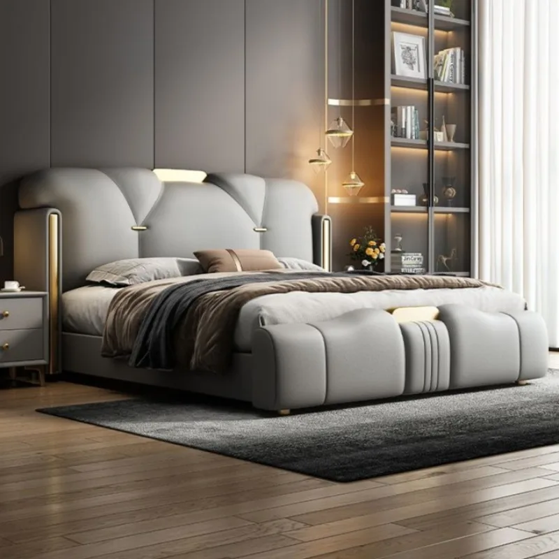 150x200cm Queen Size Upholstered Bed Luxury Double Frame 180x200cm Bed Nordic Fancy Sleeping Minimalist Home Bedroom Furniture
150x200cm Queen Size Upholstered Bed Luxury Double Frame 180x200cm Bed Nordic Fancy Sleeping Minimalist Home Bedroom Furniture
