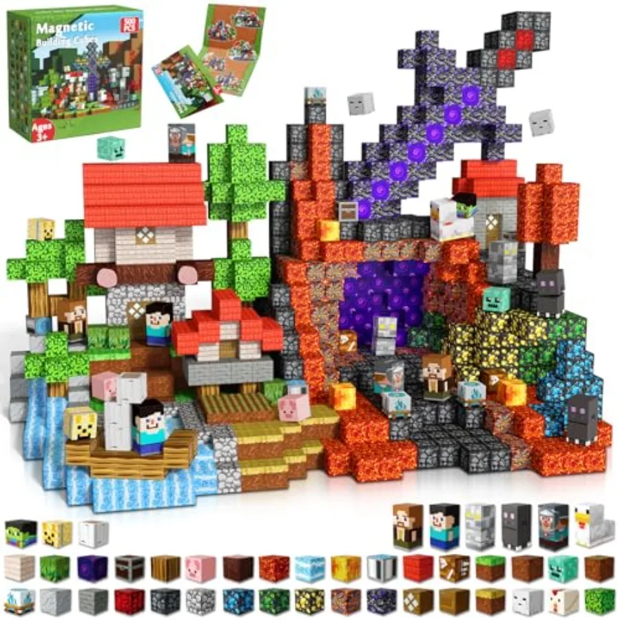 Magnetic building blocks for kids age 3+, 0.8in cubes, nickel-plated steel, silver-gray, ultra-strong neodymium magnets with sa
Magnetic building blocks for kids age 3+, 0.8in cubes, nickel-plated steel, silver-gray, ultra-strong neodymium magnets with sa