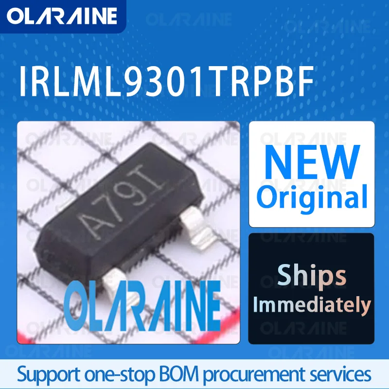 10/50/100Pcs IRLML9301TRPBF SOT-23-3 Original Transistor MOSFET RoHS P-Channel 1 Channel Vds-30 V Id- 3.6 A
10/50/100Pcs IRLML9301TRPBF SOT-23-3 Original Transistor MOSFET RoHS P-Channel 1 Channel Vds-30 V Id- 3.6 A