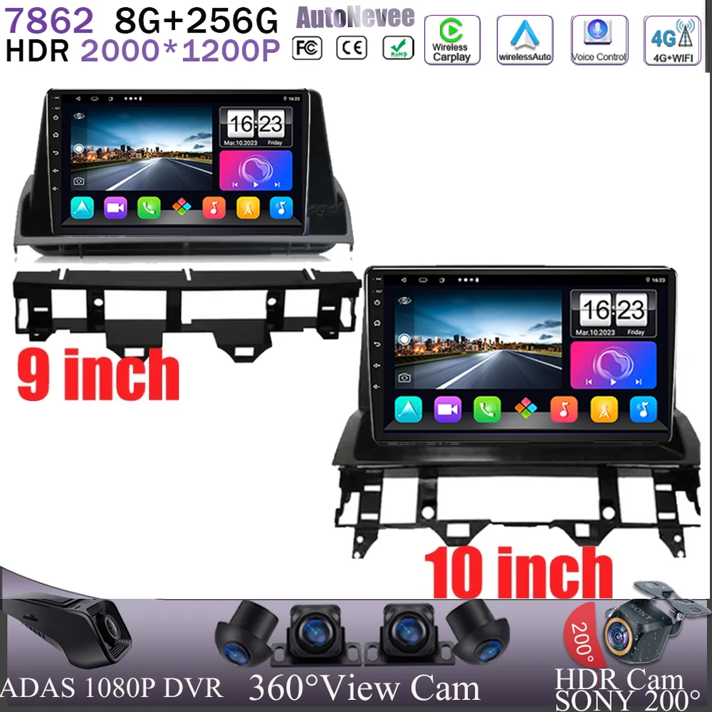 Android 13 For Mazda 6 2007 2003-2008 Car Player Multimedia Radio Stereo GPS Screen Navigation No 2din DVD 5G Carplay Autoradio
Android 13 For Mazda 6 2007 2003-2008 Car Player Multimedia Radio Stereo GPS Screen Navigation No 2din DVD 5G Carplay Autoradio