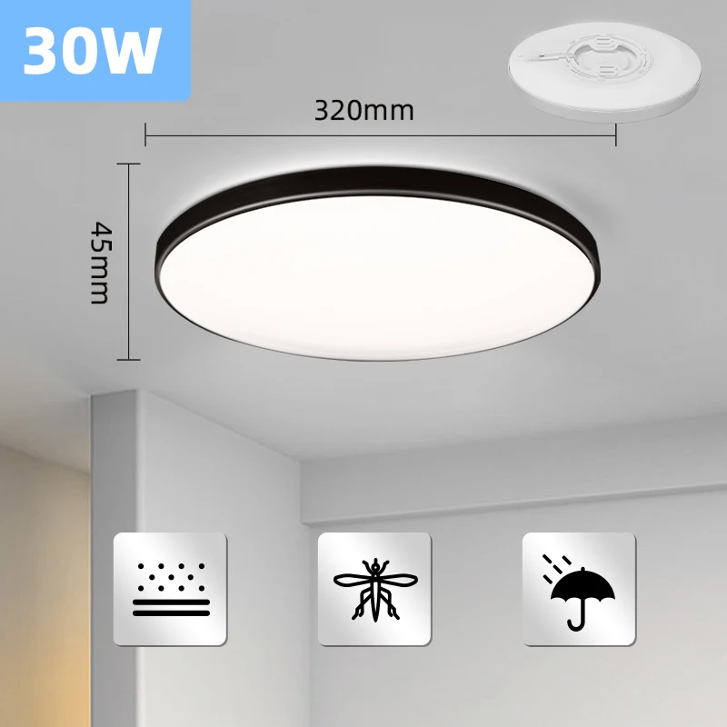 Modern LED Ceiling Lights 90V-240V Round LED Lights 18W 36W Waterproof Indoor Lighting Living Room Bedroom Home Decor Led Lamps
Modern LED Ceiling Lights 90V-240V Round LED Lights 18W 36W Waterproof Indoor Lighting Living Room Bedroom Home Decor Led Lamps