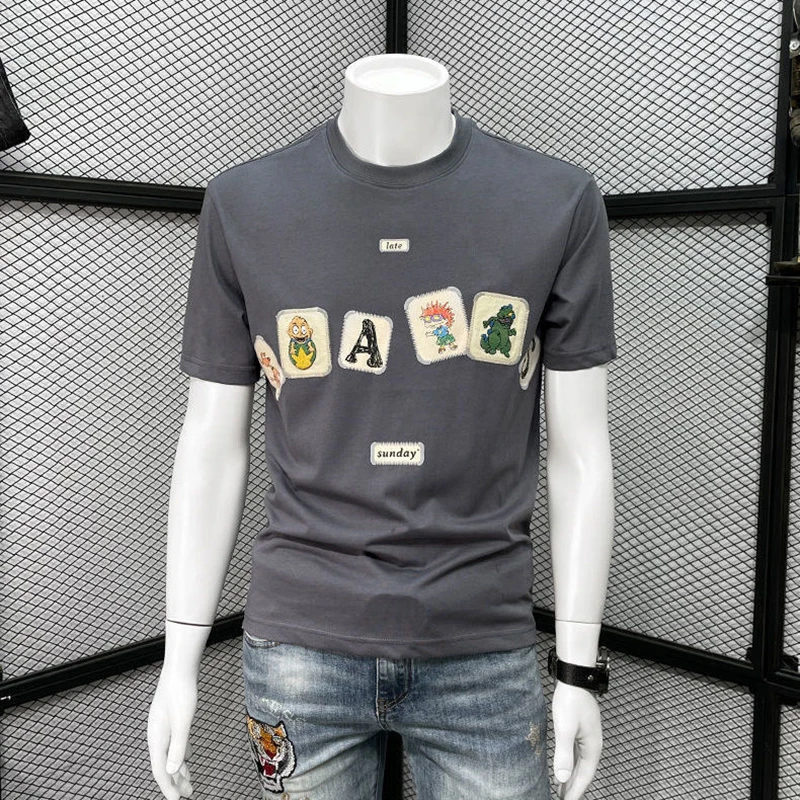 Fashion O-Neck Spliced Printed Cartoon T-Shirts Men's Clothing 2024 Summer New Loose All-match Tops Casual Short Sleeve Tee Shir
Fashion O-Neck Spliced Printed Cartoon T-Shirts Men's Clothing 2024 Summer New Loose All-match Tops Casual Short Sleeve Tee Shir