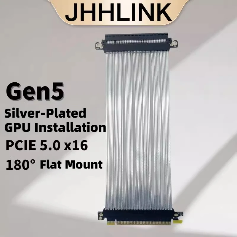 180 ° Прямые стоячие кабели PCl-E 5.0 Кабель PCIe 5.0 X16 для графического процессора, посеребренные графические процессоры Gen 5 для RTX 5090 RTX 4090 RTX 3060 RX7900xt
180 ° Прямые стоячие кабели PCl-E 5.0 Кабель PCIe 5.0 X16 для графического процессора, посеребренные графические процессоры Gen 5 для RTX 5090 RTX 4090 RTX 3060 RX7900xt