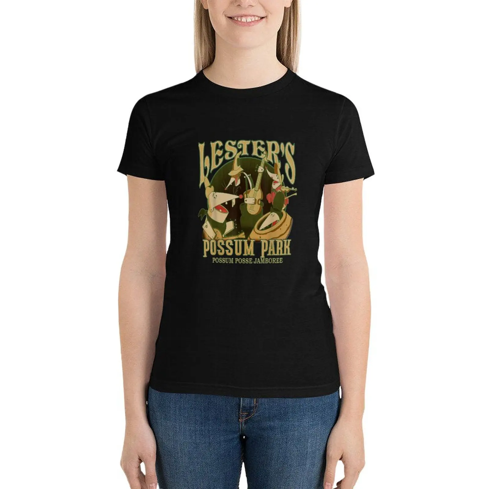 Lester's Possum Park T-Shirt Aesthetic clothing Short sleeve tee korean fashion Women's tops
Lester's Possum Park T-Shirt Aesthetic clothing Short sleeve tee korean fashion Women's tops