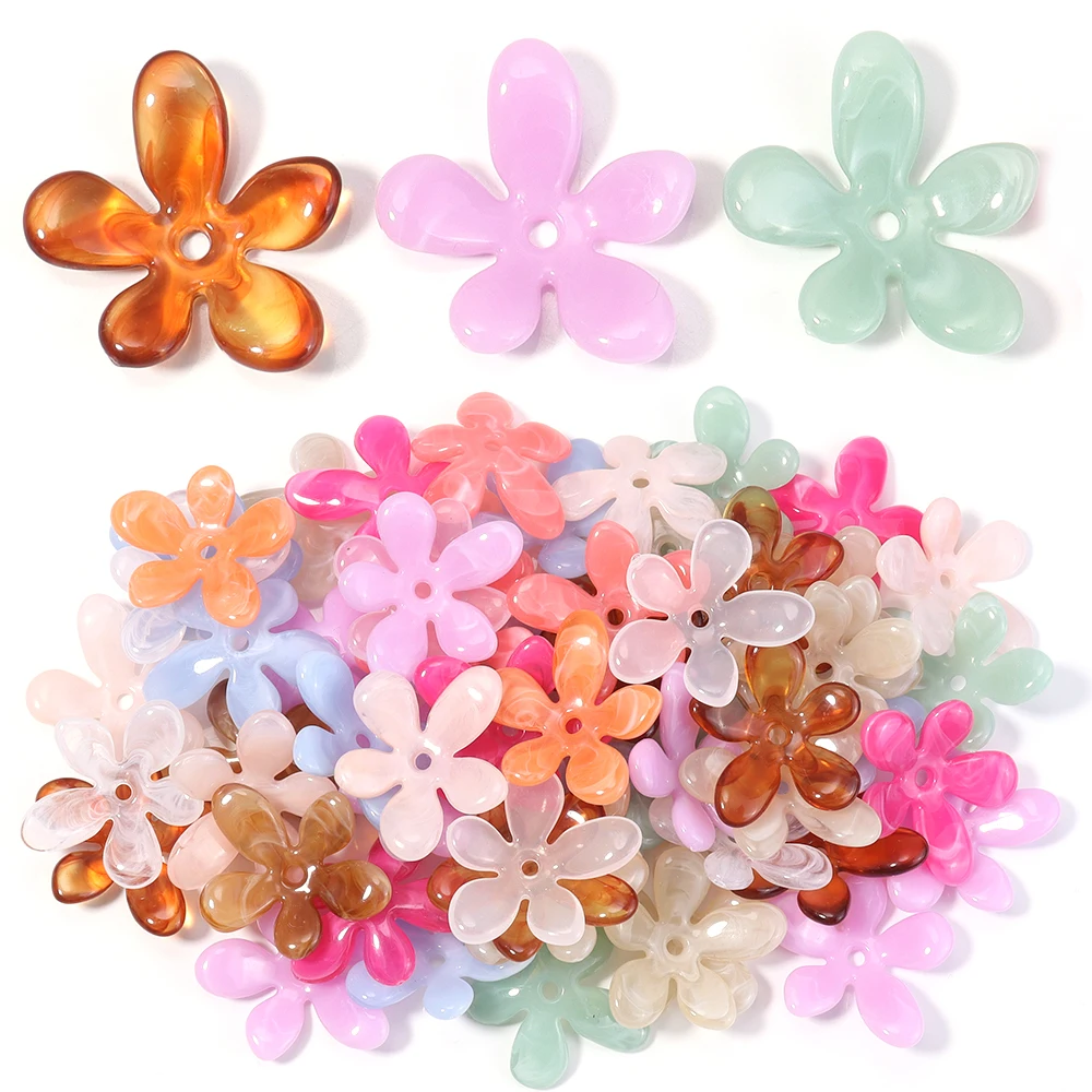 10pcs Gradual Change Petals Flower Acrylic Beads Caps Loose Spacer Beads for Jewelry Making DIY Bracelet Necklace Accessories
10pcs Gradual Change Petals Flower Acrylic Beads Caps Loose Spacer Beads for Jewelry Making DIY Bracelet Necklace Accessories