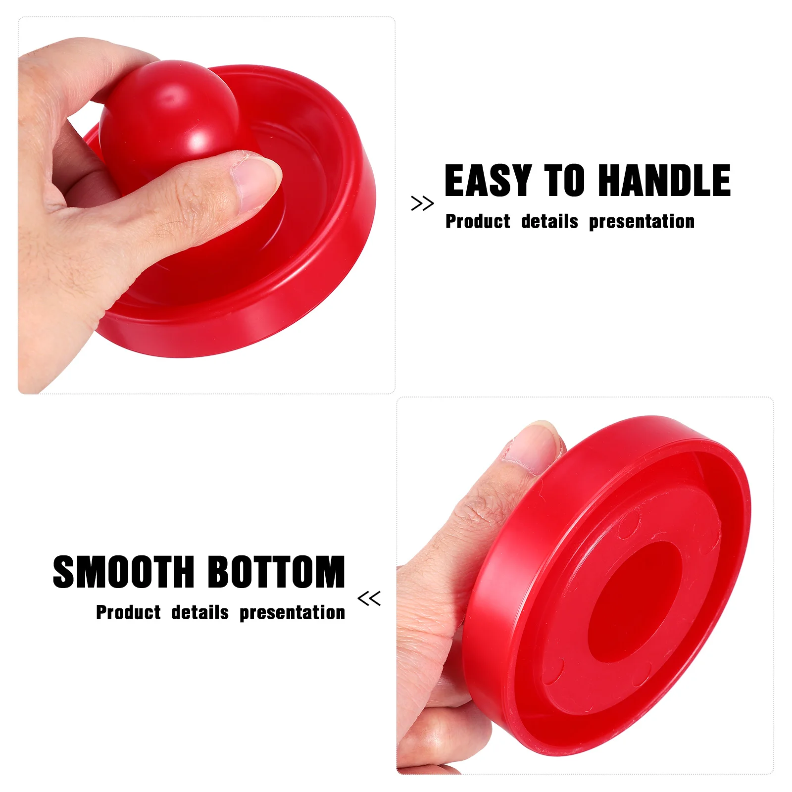 Plastic Air Accessories Durable Paddle Thick Lint Pad Standard Air Hockey Paddle Tables Gaming Pusher Puck Parts Handle
Plastic Air Accessories Durable Paddle Thick Lint Pad Standard Air Hockey Paddle Tables Gaming Pusher Puck Parts Handle