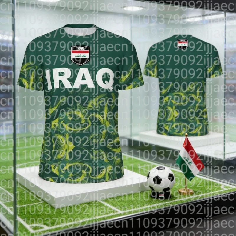 2026 Summer 3D Printed New Football Men's Fashion Sports Printed Short Sleeve Round Neck T-shirt Iraq FamilyMatching
2026 Summer 3D Printed New Football Men's Fashion Sports Printed Short Sleeve Round Neck T-shirt Iraq FamilyMatching