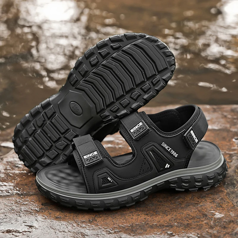 Men's casual walking sandals summer soft-sole anti-slip breathable lightweight outdoor beach shoe fashion student sports sandals
Men's casual walking sandals summer soft-sole anti-slip breathable lightweight outdoor beach shoe fashion student sports sandals