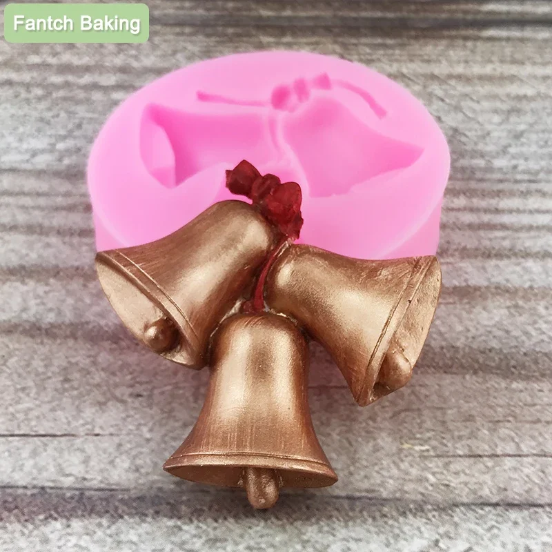 Christmas Bell Silicone Mold Santa Claus Tree Gift Fondant Chocolate Decoratio Candy Cake Tools DIY Cookies Gumpaste Soft Mould
Christmas Bell Silicone Mold Santa Claus Tree Gift Fondant Chocolate Decoratio Candy Cake Tools DIY Cookies Gumpaste Soft Mould