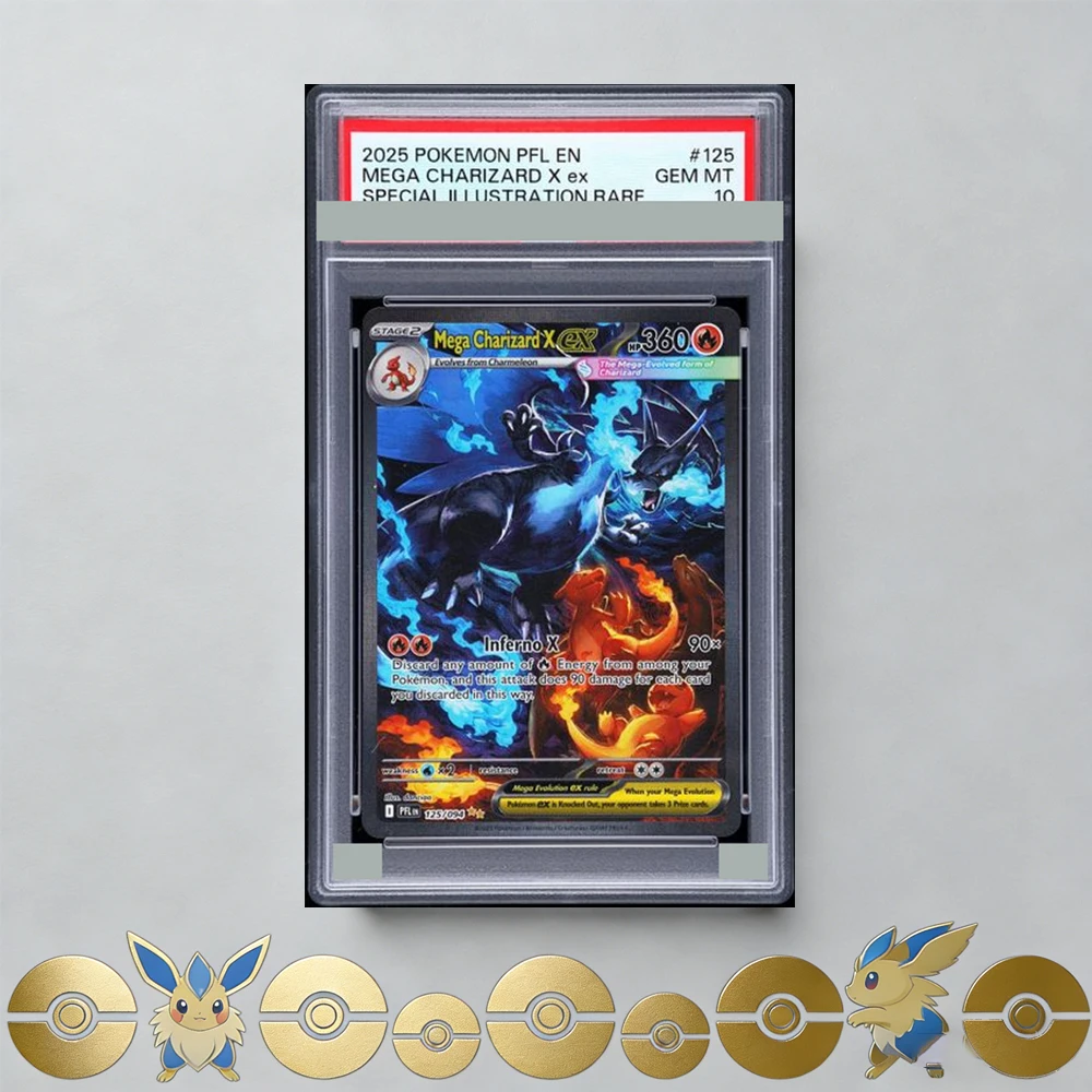 1PCS DIY PTCG Mew Charizard Mega Ex Special Art Rare JP EN Anime Game Collection Card Birthday Gift Toy
1PCS DIY PTCG Mew Charizard Mega Ex Special Art Rare JP EN Anime Game Collection Card Birthday Gift Toy