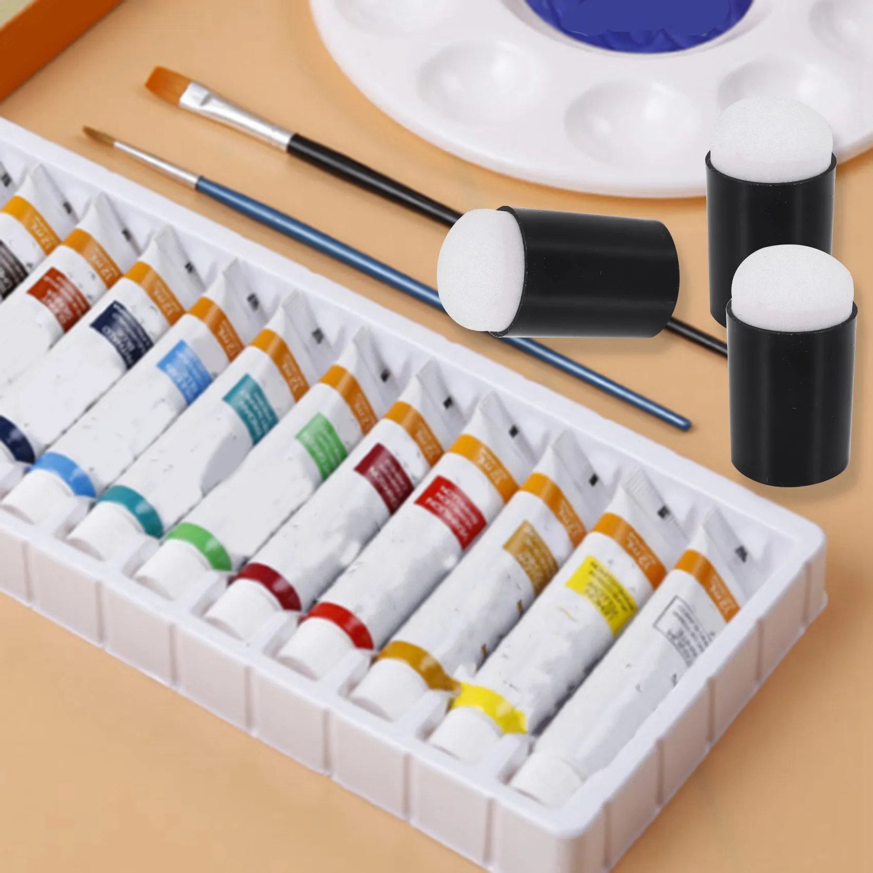 New!50Pcs Finger Sponge Dauber Painting Ink Pad Stamping Brush Craft Case Art Tools With Box Office School Drawing DIY Craft
New!50Pcs Finger Sponge Dauber Painting Ink Pad Stamping Brush Craft Case Art Tools With Box Office School Drawing DIY Craft
