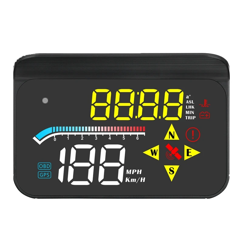 GPS-проектор на лобовое стекло со скоростью, превышением скорости, измерением пробега, температурой воды, подходит для всех автомобилей
GPS-проектор на лобовое стекло со скоростью, превышением скорости, измерением пробега, температурой воды, подходит для всех автомобилей