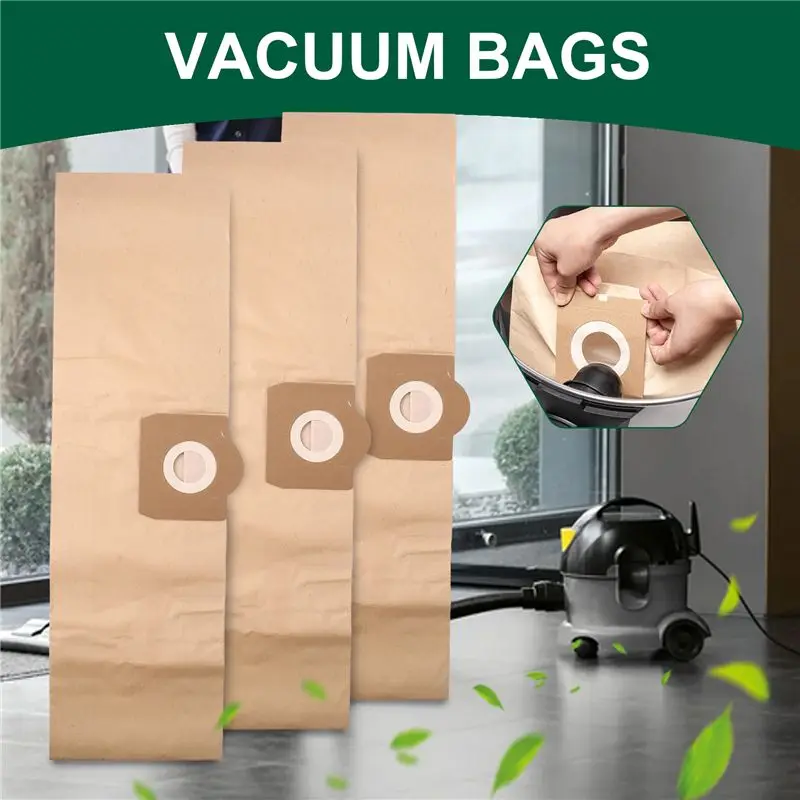 ABBY-10 Pack 6.959-130.0 Paper Filter Dust Bag A 2201/2204/2504 For Karcher WD3 WD3P Wet & Dry Vacuum Cleaner Replacement
ABBY-10 Pack 6.959-130.0 Paper Filter Dust Bag A 2201/2204/2504 For Karcher WD3 WD3P Wet & Dry Vacuum Cleaner Replacement