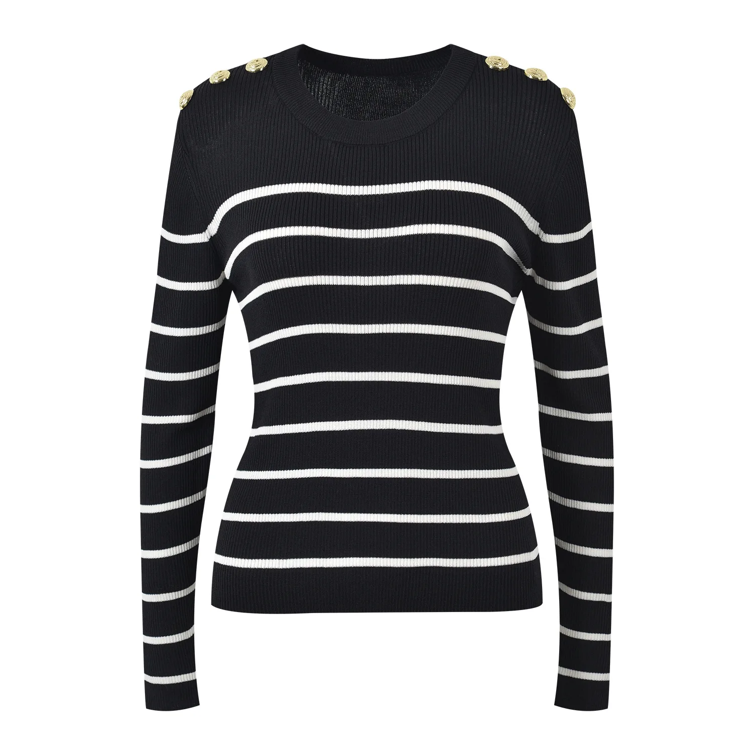 Модный вязаный свитер, цветной полосатый свитер, универсальный металлический синий маленький ароматный свитер, осеннее новое поступление, женская одежда
Модный вязаный свитер, цветной полосатый свитер, универсальный металлический синий маленький ароматный свитер, осеннее новое поступление, женская одежда