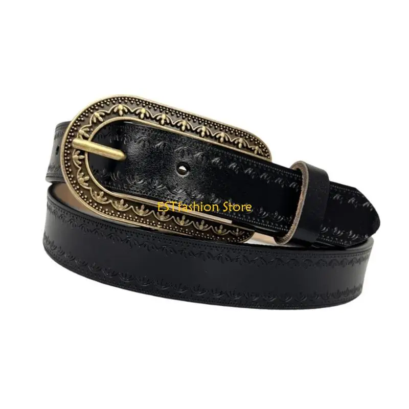 Y5GC Carved Lacework Buckle WaistChain for Dress Stage Dancing for Women Girls Punk Leather Belt Hot Girl Cowboy Chain
Y5GC Carved Lacework Buckle WaistChain for Dress Stage Dancing for Women Girls Punk Leather Belt Hot Girl Cowboy Chain