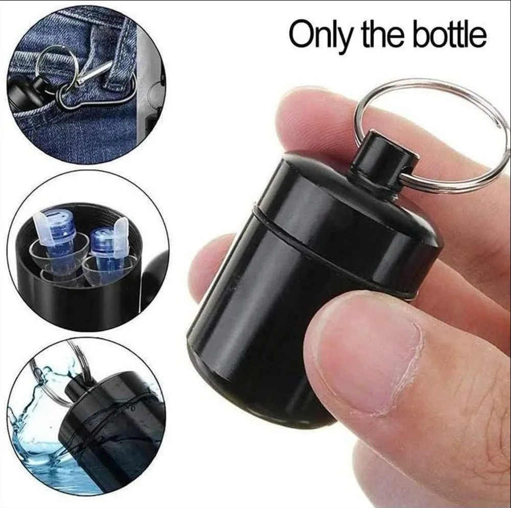 1Pcs Waterproof Aluminum Alloy Pill Case Medicine Tablet Dispenser Organizer Pill Box Outdoor Mini Storage Drug Holder Container
1Pcs Waterproof Aluminum Alloy Pill Case Medicine Tablet Dispenser Organizer Pill Box Outdoor Mini Storage Drug Holder Container