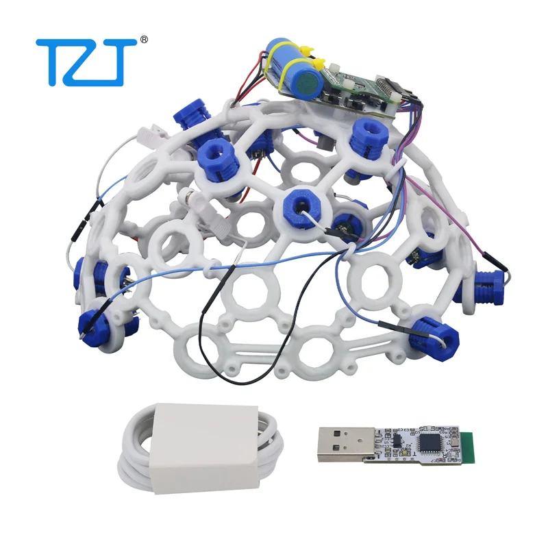 TZT Customized 3D-Printed 8-Channel/16-Channel EEG Caps for OpenBCI++ Brain Computer Interface EEG Acquisition
TZT Customized 3D-Printed 8-Channel/16-Channel EEG Caps for OpenBCI++ Brain Computer Interface EEG Acquisition