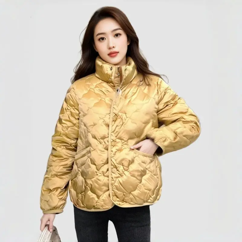 2026 Autumn and Winter Women's Down Jacket Windproof Stand Collar Commuting Slim Fit Short White Duck Down Jacket
2026 Autumn and Winter Women's Down Jacket Windproof Stand Collar Commuting Slim Fit Short White Duck Down Jacket