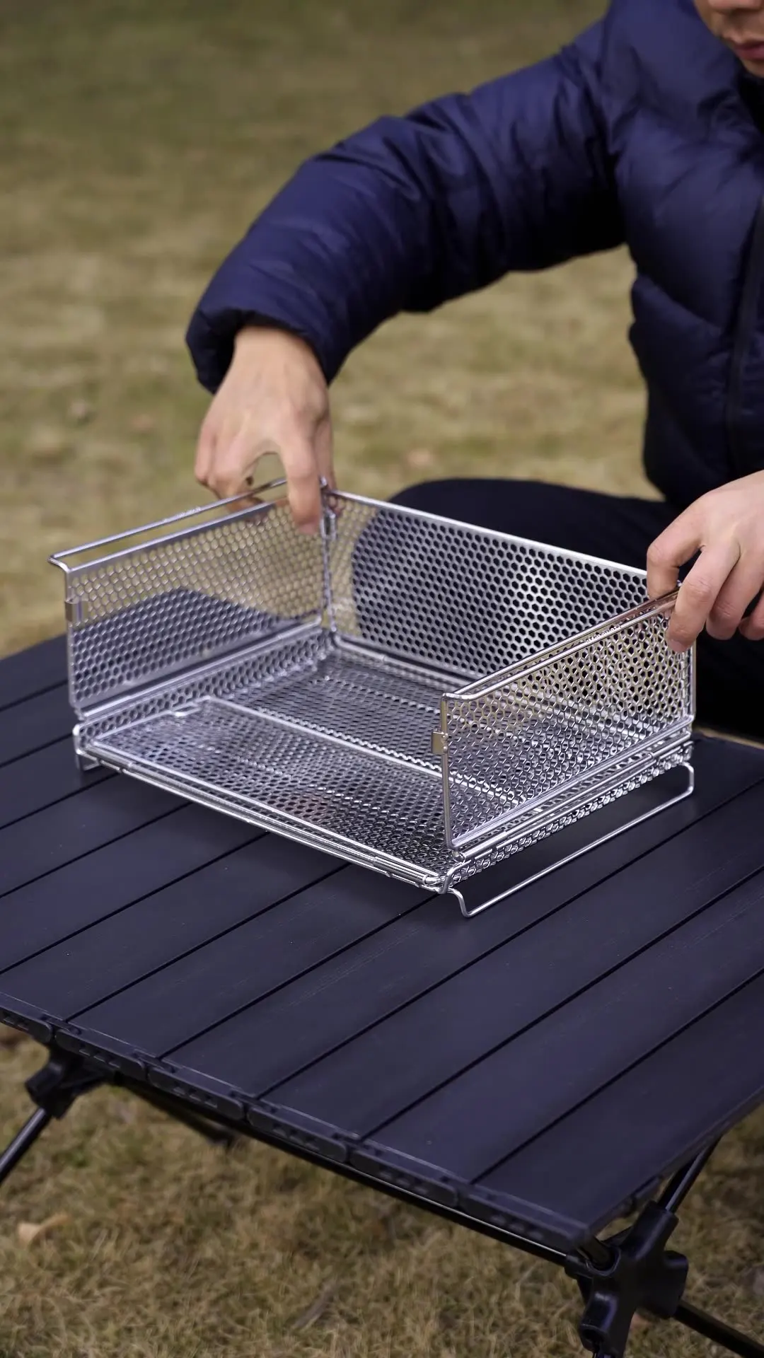 CAMPINGMOON CK-23SF Half Fence Cage Camping Home Foldable Storage Box Multi functional Storage Rack
CAMPINGMOON CK-23SF Half Fence Cage Camping Home Foldable Storage Box Multi functional Storage Rack