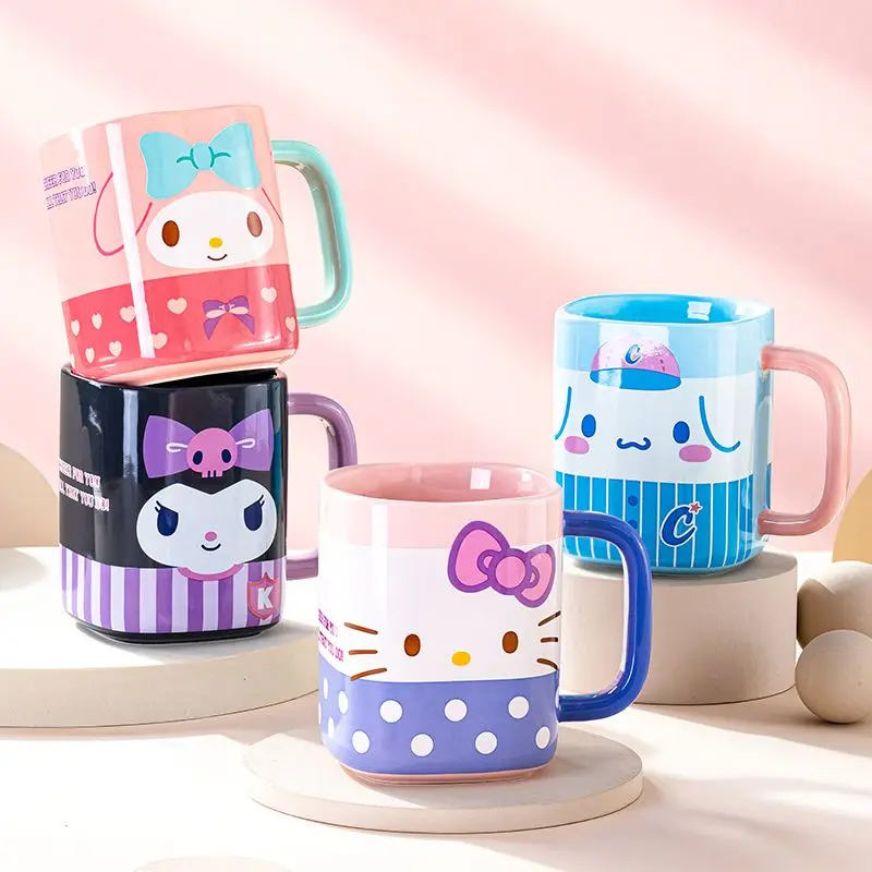 400ml Hello Kitty Ceramic Milk Cup Kawaii Anime Cinnamoroll Kuromi Pattern Makeup Cup Student Home Cartoon Breakfast Cup
400ml Hello Kitty Ceramic Milk Cup Kawaii Anime Cinnamoroll Kuromi Pattern Makeup Cup Student Home Cartoon Breakfast Cup