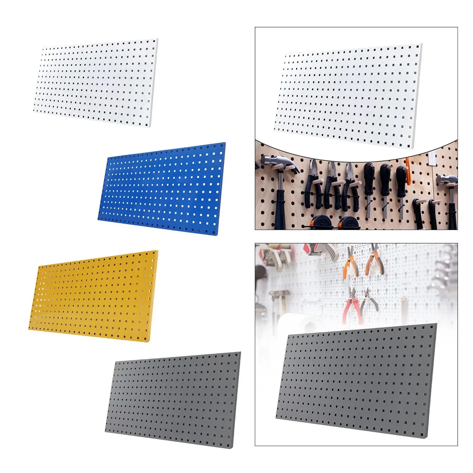 Wall Pegboard Organizer Pegboard Panels with 4 Mounting Screws Rust Resistant 35inchx18inch Garage Organization for Kitchen
Wall Pegboard Organizer Pegboard Panels with 4 Mounting Screws Rust Resistant 35inchx18inch Garage Organization for Kitchen