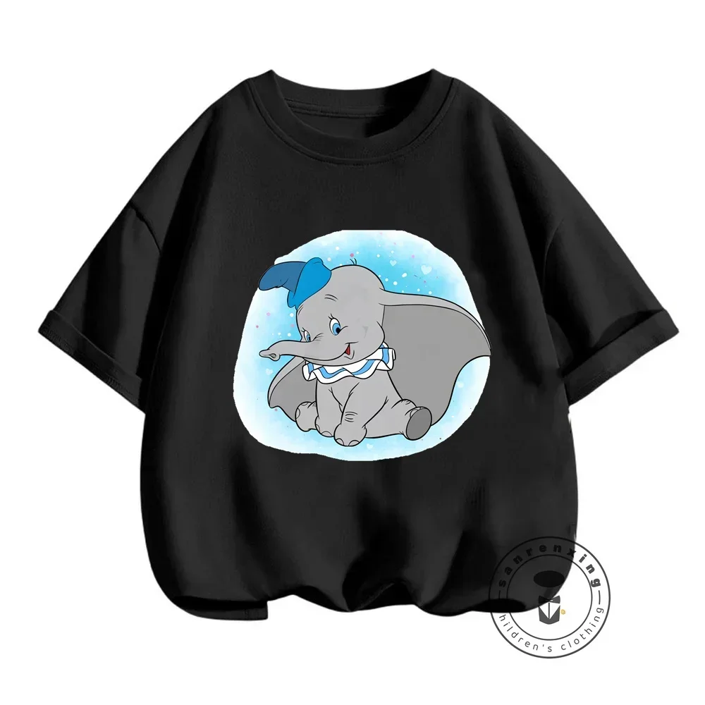 Charming Little Dumbo Kids' T-shirt, Korean-style Fashionable Crew Neck Design, Summer Casual Street Party Top
Charming Little Dumbo Kids' T-shirt, Korean-style Fashionable Crew Neck Design, Summer Casual Street Party Top