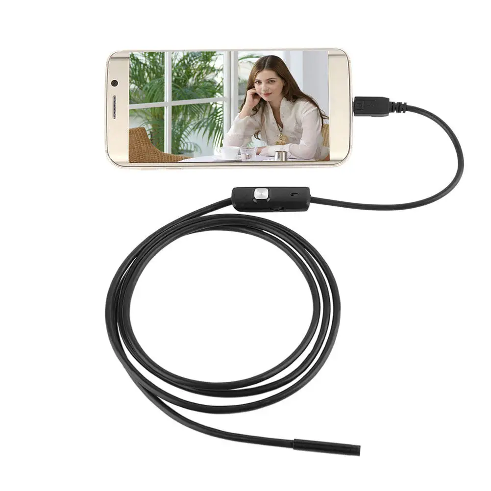 7Mm Waterproof Hd Inspection Camera Multi-Purpose Optoelectronic Endoscope for Phone Pc Computer Magnifying Endoscope IP67
7Mm Waterproof Hd Inspection Camera Multi-Purpose Optoelectronic Endoscope for Phone Pc Computer Magnifying Endoscope IP67