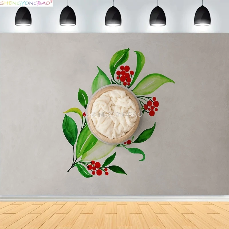 Newborn Backdrop Photography Wooden Basket With Soft Stuffing Floral Wreath Background Photo Studios Prop YM-01
Newborn Backdrop Photography Wooden Basket With Soft Stuffing Floral Wreath Background Photo Studios Prop YM-01