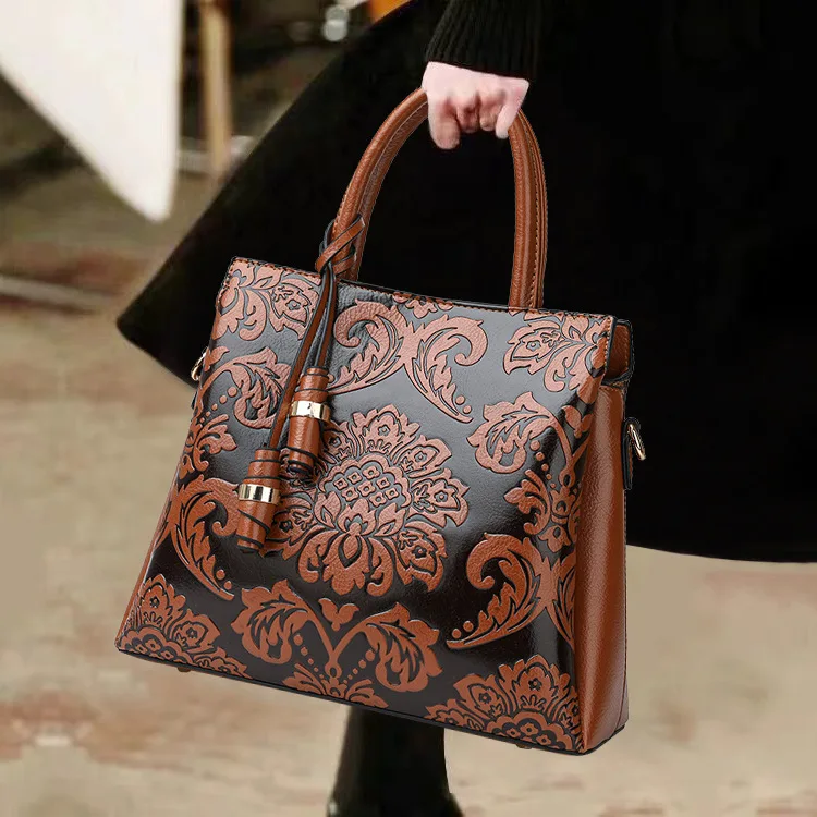 Luxury Vintage Flower Pattern Handbag Designer Large Capacity Women Shoulder Crossbody Messenger Multiple Pockets Tote Sac
Luxury Vintage Flower Pattern Handbag Designer Large Capacity Women Shoulder Crossbody Messenger Multiple Pockets Tote Sac
