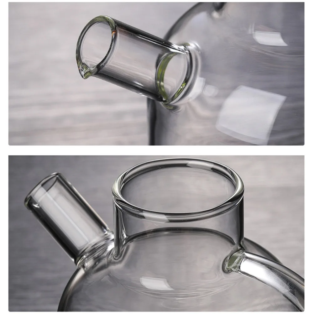 Oil and Vinegar Dispenser Made of Premium Borosilicate Glass with Natural Wood Lid Drip Proof Spout for Easy Pouring Kitchen
Oil and Vinegar Dispenser Made of Premium Borosilicate Glass with Natural Wood Lid Drip Proof Spout for Easy Pouring Kitchen