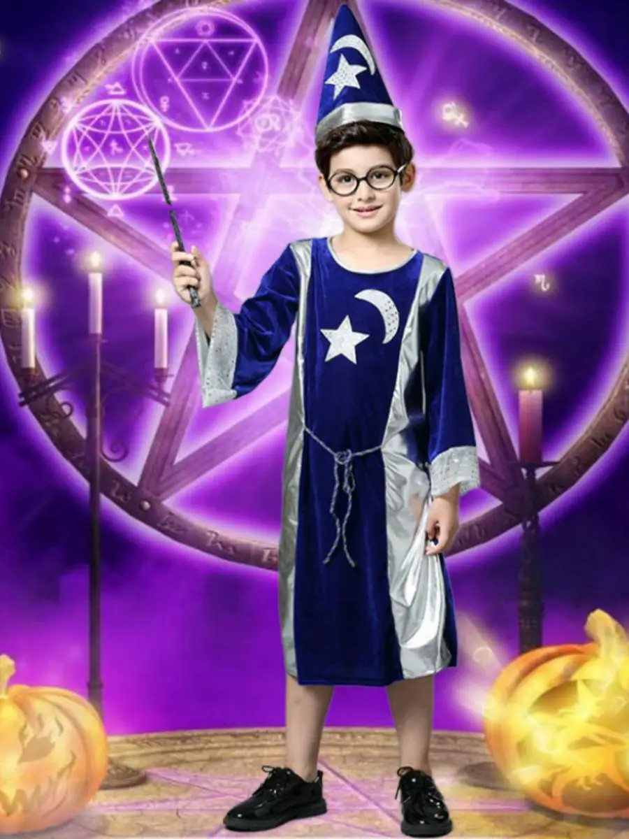 Детский костюм на Хэллоуин. Одежда для выступлений для мальчиков. Наряды ведьмы-волшебника. Костюмы для выступлений для девочек. Маскарад.
Детский костюм на Хэллоуин. Одежда для выступлений для мальчиков. Наряды ведьмы-волшебника. Костюмы для выступлений для девочек. Маскарад.