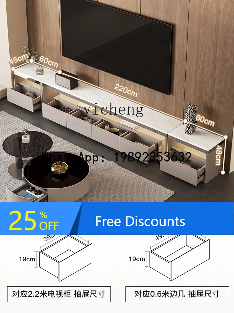 marble floor-to-ceiling TV cabinet Italian villa living room home modern simple coffee table combination
marble floor-to-ceiling TV cabinet Italian villa living room home modern simple coffee table combination