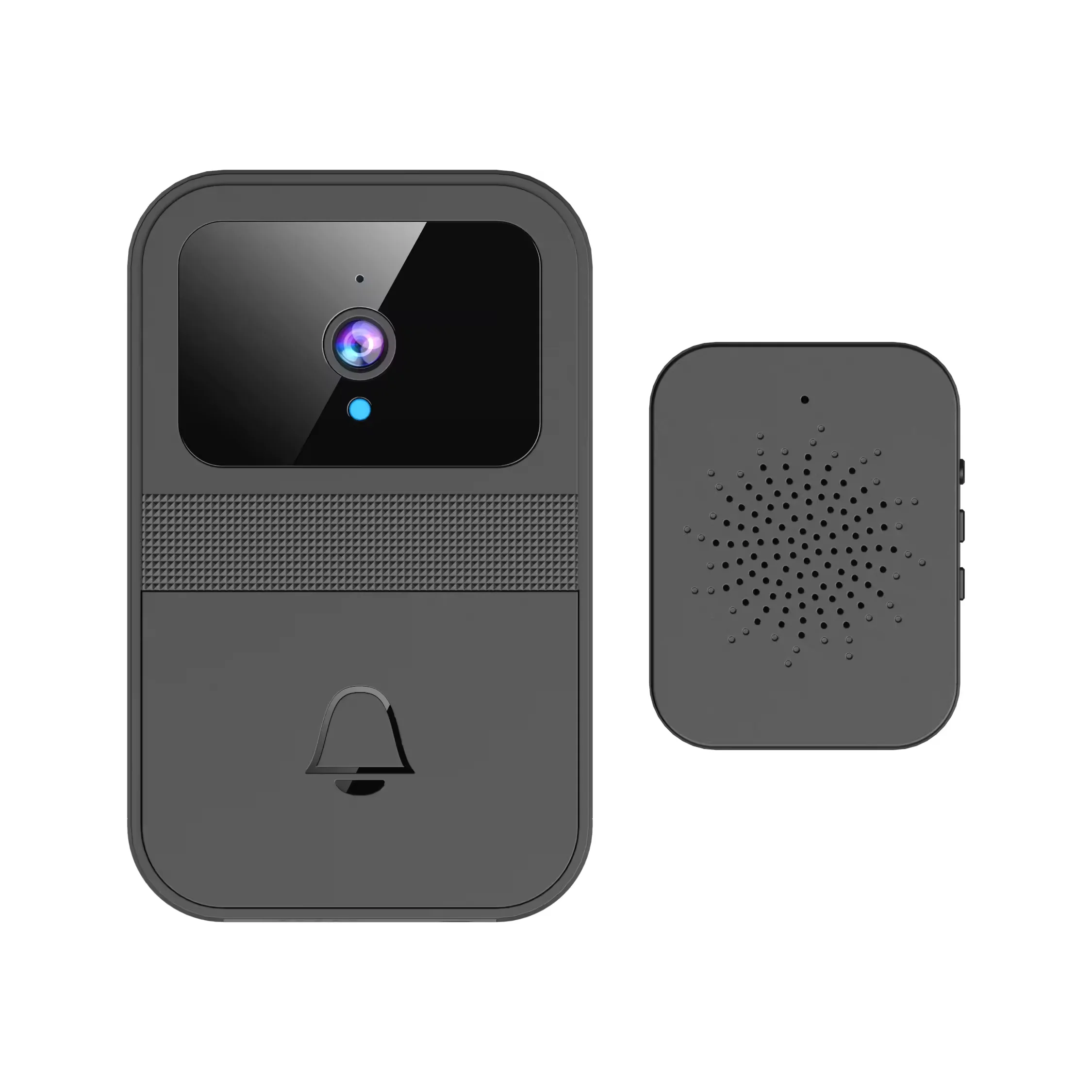 Ai High-Definition Wireless Wifi Doorbell Waterproof Anti-Theft Plastic Door Bell for Home Office Hotel French Language Battery
Ai High-Definition Wireless Wifi Doorbell Waterproof Anti-Theft Plastic Door Bell for Home Office Hotel French Language Battery