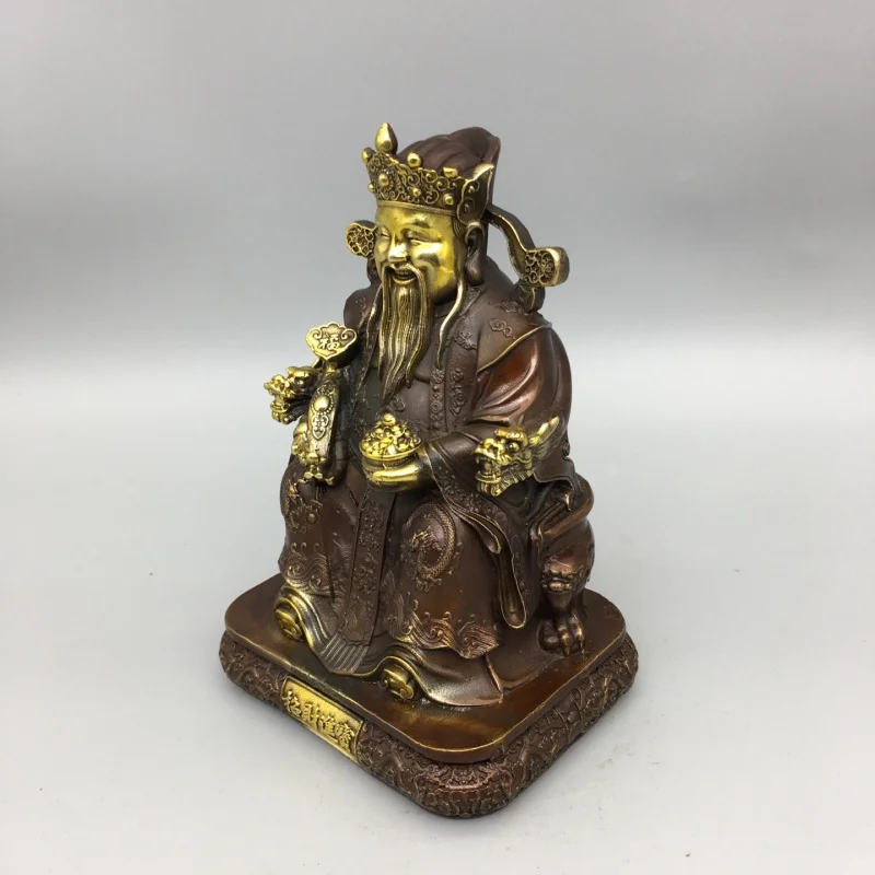 Brass God of Wealth Figurine for Home Decoration, Living Room, Store, Housewarming, and Business Opening
Brass God of Wealth Figurine for Home Decoration, Living Room, Store, Housewarming, and Business Opening