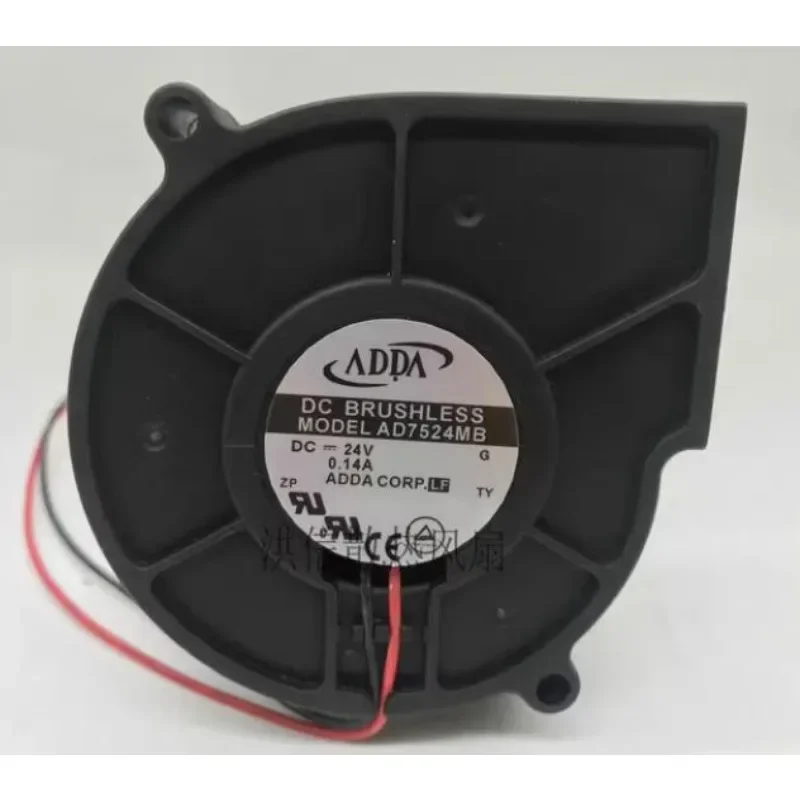 New CPU Cooling Fan For ADDA AD7524MB 7530 24V 0.14A 7CM Centrifugal Turbine Blower Fan 75*75*30MM
New CPU Cooling Fan For ADDA AD7524MB 7530 24V 0.14A 7CM Centrifugal Turbine Blower Fan 75*75*30MM